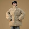 Pure Color Loose Zipper Coat - Modakawa Modakawa